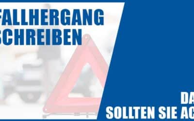 Unfallhergang beschreiben – darauf sollten Sie achten